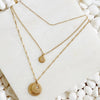 Double Star Layered Necklace - Lylah's