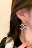 Load image into Gallery viewer, Dainty Luxury Double CC Charm Earrings - Lylah&#39;s