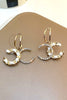 Load image into Gallery viewer, Dainty Luxury Double CC Charm Earrings - Lylah&#39;s