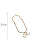 Load image into Gallery viewer, Dainty Double C Gold Plated Necklace - Lylah&#39;s