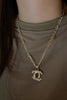 Dainty Double C Gold Plated Necklace - Lylah's