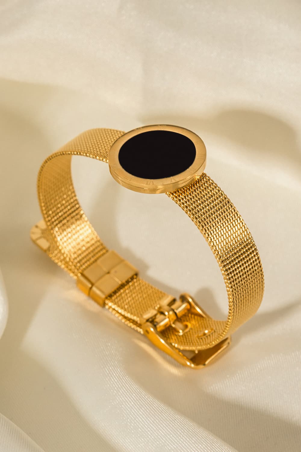 18K Gold-Plated Copper Wide Bracelet - Lylah's