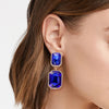 Load image into Gallery viewer, Geometrical Shape Glass Stone Dangle Earrings - Lylah&#39;s