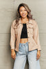 Button Down Collared Jacket - Lylah's