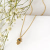 Gold Hamsa Hand Necklace - Lylah's