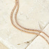 Load image into Gallery viewer, Gold Layered Rhinestone Tennis Bracelet - Lylah&#39;s