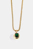 Load image into Gallery viewer, Zircon 18K Gold-Plated Geometrical Shape Pendant Necklace - Lylah&#39;s