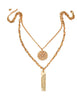 Livi Gold Double Layer Necklace - Lylah's