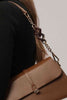 Parisian Adorned PU Leather Shoulder Bag
