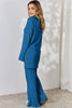 Load image into Gallery viewer, Basic Bae Full Size Ribbed High-Low Top and Wide Leg Pants Set
