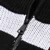 Load image into Gallery viewer, Checkered Half Zip Long Sleeve Sweater