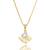 18k Gold Filled Love Letter Stacked Necklace - Lylah's