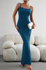 Load image into Gallery viewer, Spaghetti Strap Maxi Fishtail Dress - Lylah&#39;s