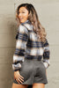 Load image into Gallery viewer, HYFVE Put In Work Semi Cropped Plaid Shacket - Lylah&#39;s